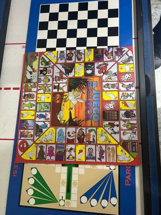 Mesa Multijuegos 6 en 1: Billar, Futbolín, Hockey,