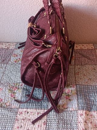 Bolso city bag burdeos