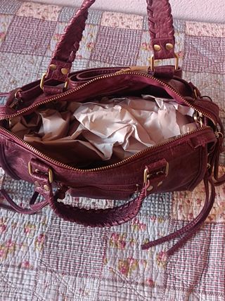 Bolso city bag burdeos