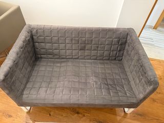 Sofá Ikea Gris Tela