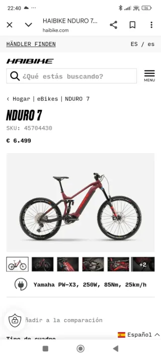 Haibike Nduro 7 talla M 2025