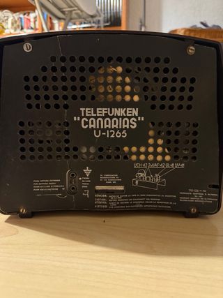 Radio Telefunken Canarias U-1265 Antigua