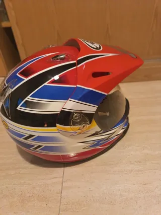 Casco Moto Cross Arai Rojo