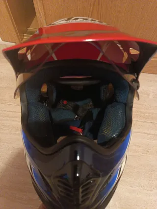 Casco Moto Cross Arai Rojo