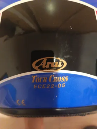 Casco Moto Cross Arai Rojo