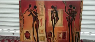 Pintura impresa sobre panel