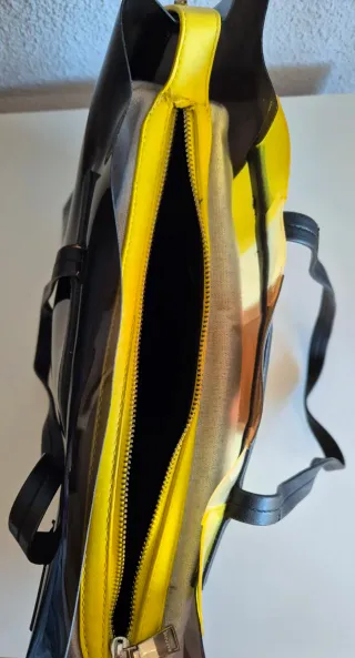 Bolso Parfois Vinilo Multicolor Rayas