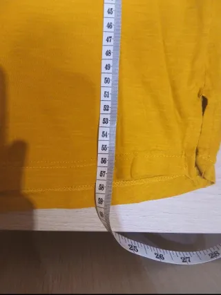 Camiseta tirantes lentejuelas doradas talla M