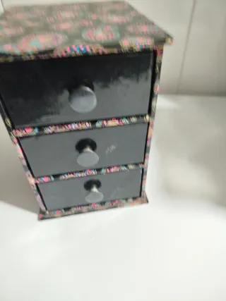 Cajonera organizadora decorada