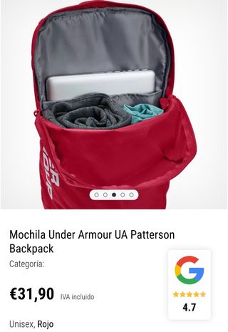 Mochila Under Armour UA Patterson Backpack