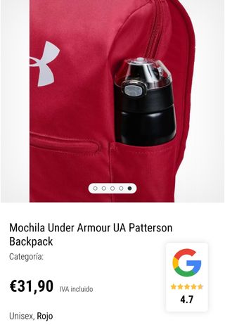 Mochila Under Armour UA Patterson Backpack