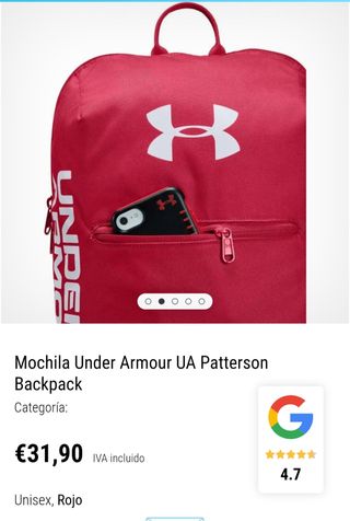 Mochila Under Armour UA Patterson Backpack