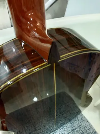 Guitarra Flamenca Amalio Burguet 2F Negra