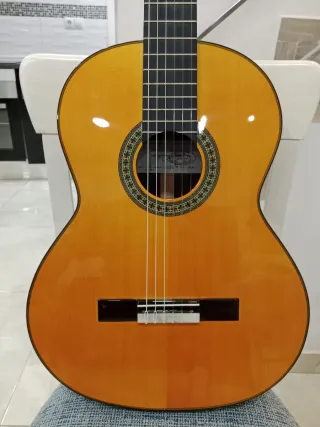 Guitarra Flamenca Amalio Burguet 2F Negra
