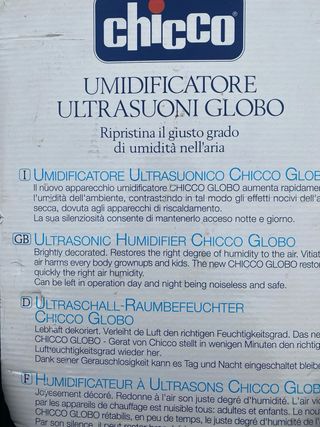 Humidificador Chicco Globo Ultrasonidos