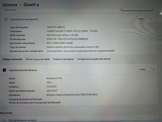 Portátil Windows 11 Intel Core i7 15.6