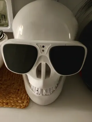 Altavoz Aerosmith Skull Blanco/Negro Hd 81002