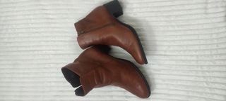 Botas de piel Pie Santo marrones