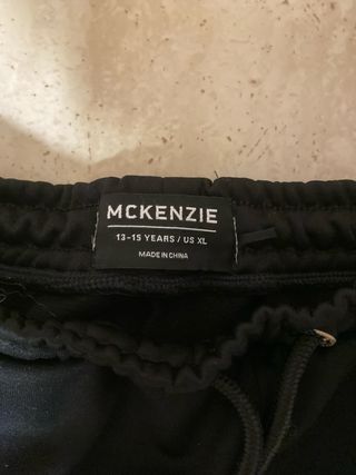 Pantalón McKenzie Negro Talla 13-15 Años