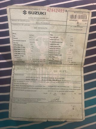 Suzuki GSX 650F Moto del 2009