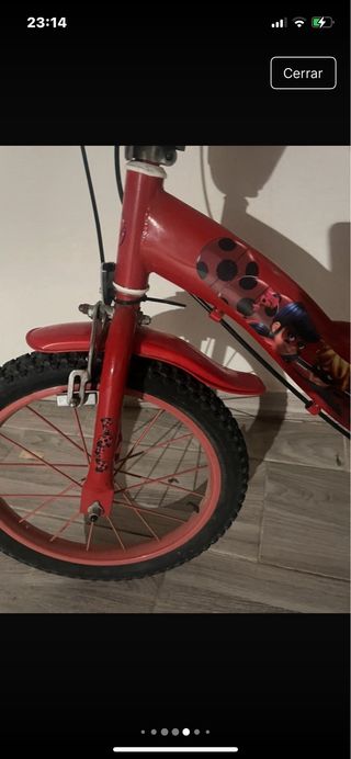 Bici niña Prodigiosa Ladybug