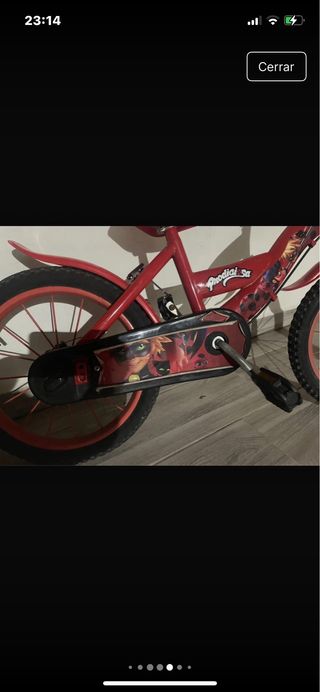 Bici niña Prodigiosa Ladybug