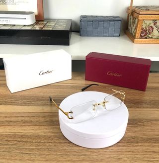 Gafas Cartier Doradas