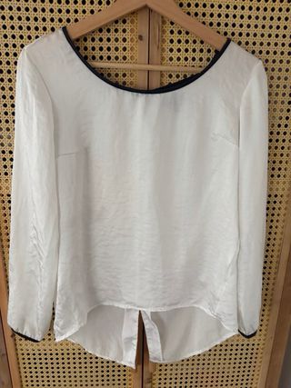 Camisa blanca mujer manga larga
