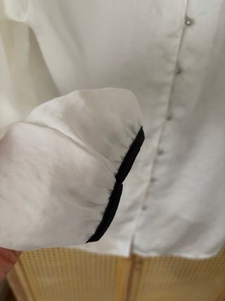 Camisa blanca mujer manga larga