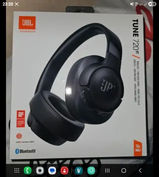 Cuffie JBL Tune 720 BT Wireless Nere