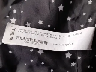 Chaqueta imitación cuero para niña