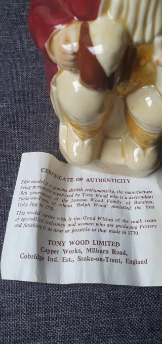 Jarra Porcelana Inglesa Staffordshire