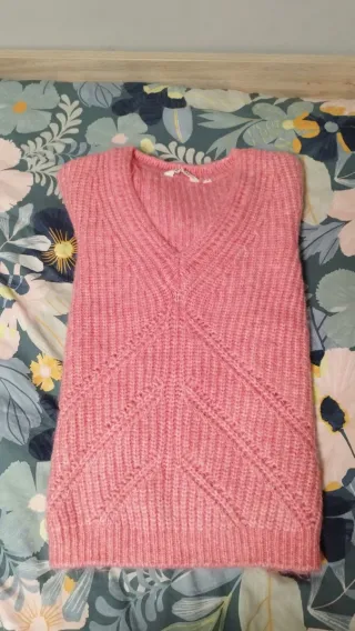 Jersey de lana rosa Naf Naf