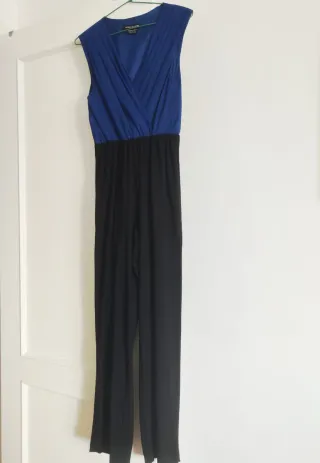 Mono largo azul y negro talla 42