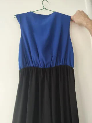 Mono largo azul y negro talla 42