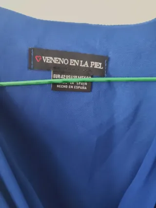 Mono largo azul y negro talla 42