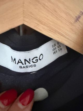 Vestido negro lunares blancos mujer