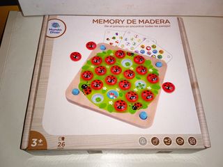 Juego de memoria de madera Mundo Diver