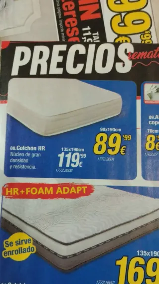 Colchón Época 90x190