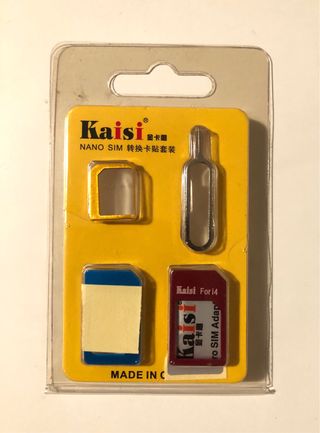 Kit Adaptador Tarjeta SIM Kaisi Nano