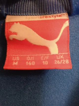 Chaqueta deportiva Puma unisex azul