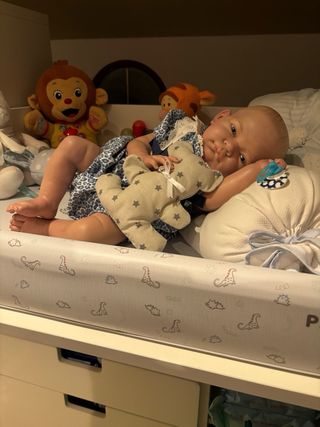 Muñeco Reborn Unisex, 6 meses de uso.