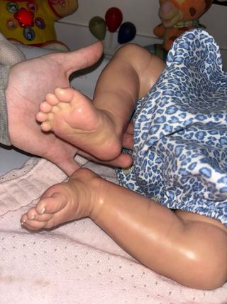 Muñeco Reborn Unisex, 6 meses de uso.