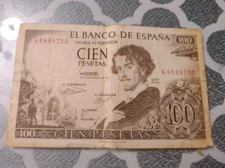 Billete 100 Pesetas Banco de España 1965