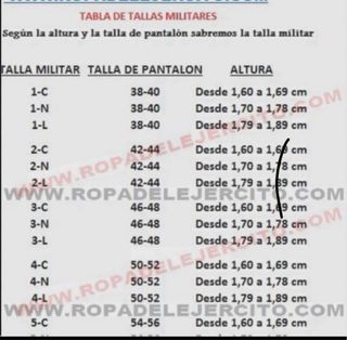 Pantalón militar árido 4N