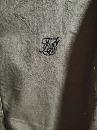 Camisa SikSilk Talla S Verde Militar