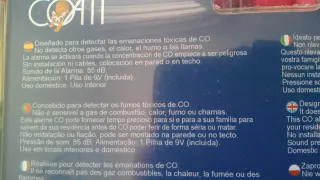 DETECTOR CO MONÓXIDO DE CARBONO COATI 12308 NUEVO
