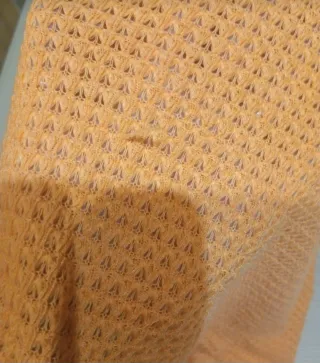 Camiseta punto manga 3/4 naranja