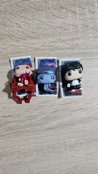 3 Figuras Funko Pop Stranger Things Kinder