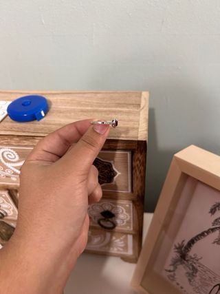 Anillo Pandora Corazón Rojo Plata